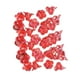 thumbnail image 5 of Pulsera de cuentas de flores para mujer, 100 piezas, transparente, hecha a mano, para regalar Rojo, 5 of 9