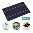 thumbnail image 3 of Mini Panel Solar, Paneles Solares De Ahorro De Energía 4,2 W 12 V Polisilicio Para Aparatos De Baja Potencia Para De Energía Solar Para Carga De Batería, 3 of 7
