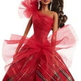 thumbnail image 5 of Barbie 2024 Holiday Barbie Dolls, Seasonal Collector Gift, Barbie Signature, Plaid Gown with Red Bow, 5 of 8