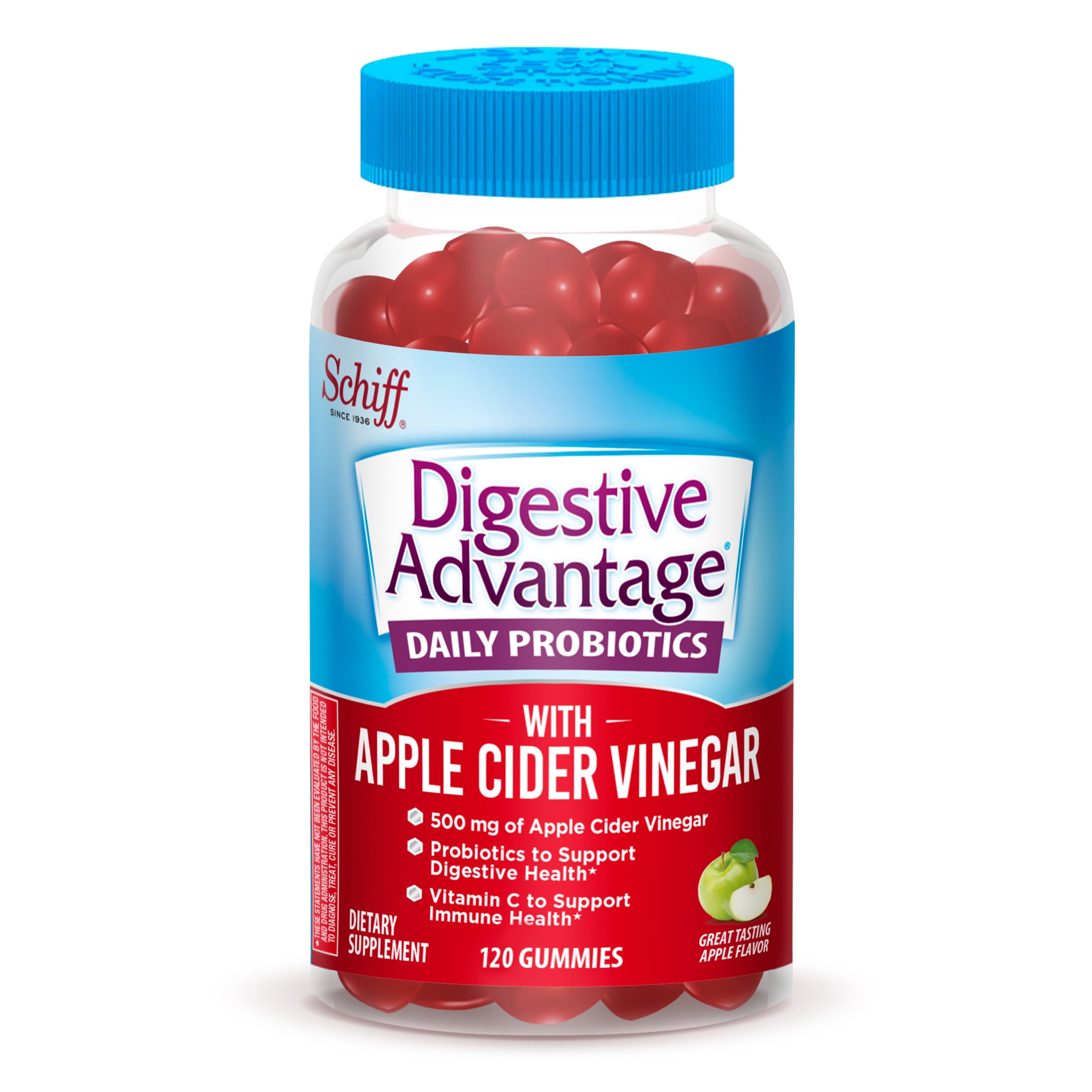 Digestive Advantage Probiotic Gummy with Apple Cider Vinegar 60 Ct