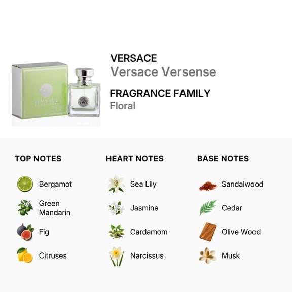 Versace Versace Versense Eau De Toilette Spray for Women 1 oz