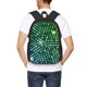 thumbnail image 4 of Fotbe Green Disco Lights Mochila para Hombre y Mujer - Tela Oxford 600D Resistente - Mochila Impermeable de Gran Capacidad para Escuela, Viajes y Senderismo, 4 of 6