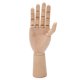 thumbnail image 1 of Modelo de mano de madera Dedos flexibles Posable Madera duradera Mano de maniquí de madera ampliamente utilizada para exhibición de bocetos, 1 of 9