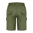 thumbnail image 6 of OSOLU Boys Cargo Pants Casual Comfortable Outdoor Wear Solid Color with Pockets Daily Wear Classic Beach Shorts, 6 of 6
