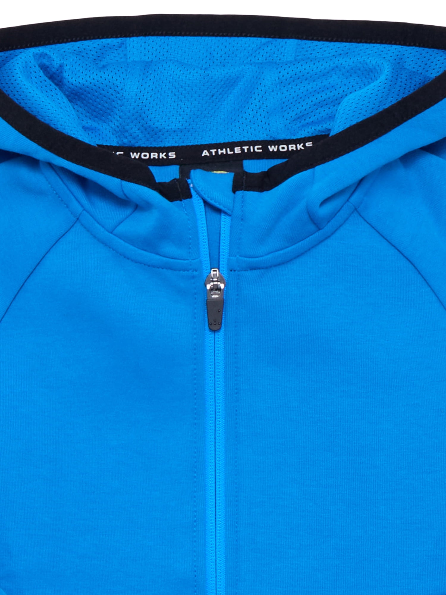 Athletic Works Boys Double Knit Zip Hoodie, Midweight, Sizes 4-18 & Husky