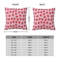 thumbnail image 6 of Wukai Hand Drawn Strawberry Premium Polyester Fleece Pillow Covers with Hidden Zipper Closure,Luxuriously Soft and Durable-18"x18", 6 of 7