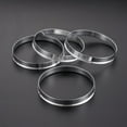 thumbnail image 4 of CTIRCHIU 4Pcs Axle Shaft Hub Adapter Hub Ring Silver Aluminum Alloy Vehicle Modification Accessories, 4 of 8
