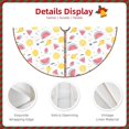 thumbnail image 3 of Fotbe Tropical Fruit Pattern Christmas Tree Skirt, Tree Skirts Plush Christmas Decorations, Christmas Tree Skirts Xmas Decorations Holiday Party Decor-36", 3 of 6