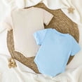 thumbnail image 6 of Kogui Baby Bodysuit Boy Short Sleeve Baby One Piece Bodysuit Or Toddler Shirt Funny Infant Clothes 0 3 6 9 12 18 24 Months (Light Blue,12-18 Months), 6 of 7