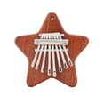 thumbnail image 2 of Nilvkv Solid Wood 8-Tone Mini Thumb Piano Musical Instrument Wooden 8-Tone Finger Piano Home Decor, 2 of 6