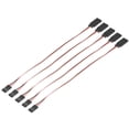 thumbnail image 1 of Cable de extensión de servo de 5 piezas, conector de 3 pines, macho a hembra, 7.9 pulgadas, 26AWG, cable de 30 núcleos para receptor de servo, 1 of 5