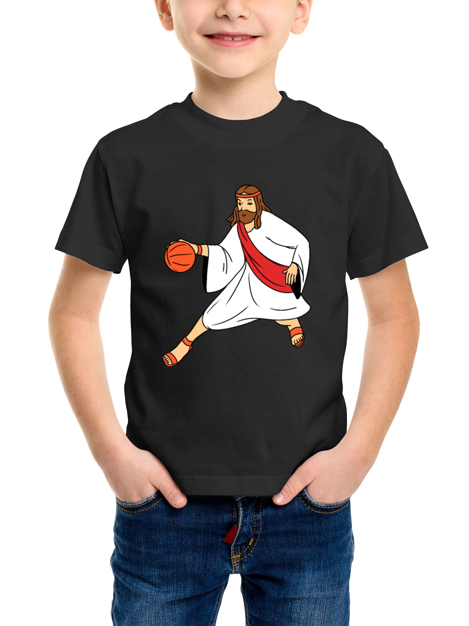 Basketball Children's Kids Childs Novelty T Shirt 