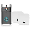 thumbnail image 1 of Mistaha 720P HD WiFi Smart Visual Doorbell with Infrared Night Vision, Two-Way Intercom, Motion Detection, Mobile Cruise, TF Card Recording, 16GB Memory, Dual Chime, Black, 1 of 6