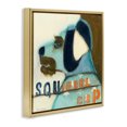 thumbnail image 3 of Stupell Industries Squirrel Cop Dog Humor Gold Framed Floater Canvas Wall Art design by Stacy Milrany, 25 x 25, 3 of 9