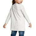 thumbnail image 6 of talentlend Girls Cardigan Open Front Casual Lightweight Long Cardigans Loose Cute Outerwear with Pockets, 6 of 7