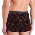 thumbnail image 3 of Uemuo Red Snake Pattern Men's Boxer Briefs,Trunk Anti-Chafing,Comfortable, Durable, and Stylish Underwear-, 3 of 9
