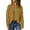 Yellow, variant on Duoif Sweaters for Women Trendy Kint Long Sleeve 1/4 Zip Pullover Turtleneck Sweater for Women, Women's Sweaters Womens Tops Beige L