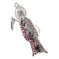 thumbnail image 3 of Dije Medalla Grande Santa Muerte Con Zirconias En Plata 925 JOYARIS Santa Muerte, 3 of 3