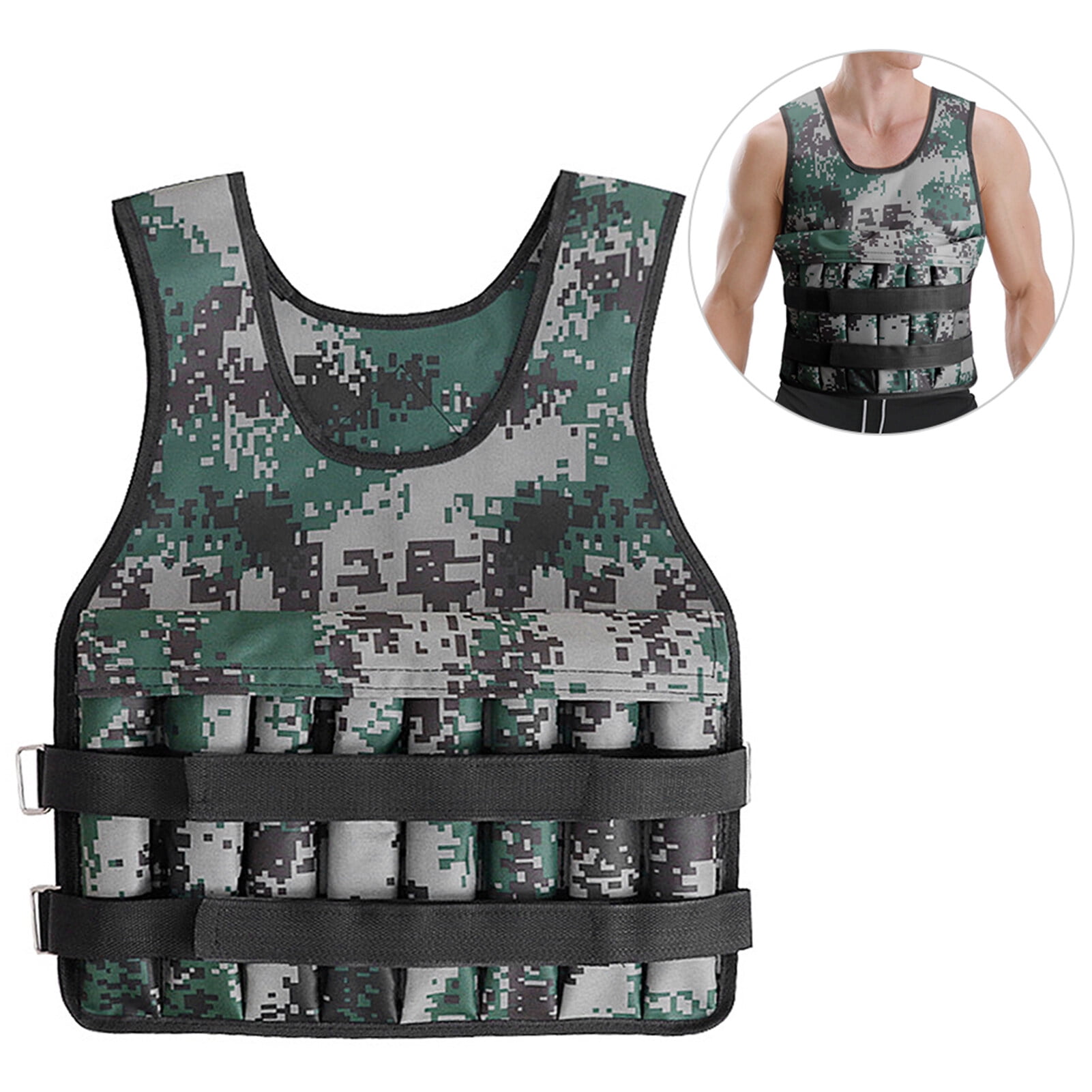 Gilet Lesté Réglable Pour Entraînement - Léger, En Tissu 1680D Oxford, Idéal Course Et Exercices