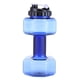 thumbnail image 5 of Botella con forma de mancuerna, grande, duradera, portátil, sin BPA, para acampar, hervidor de agua, para ciclismo 2200ml azul, 5 of 9