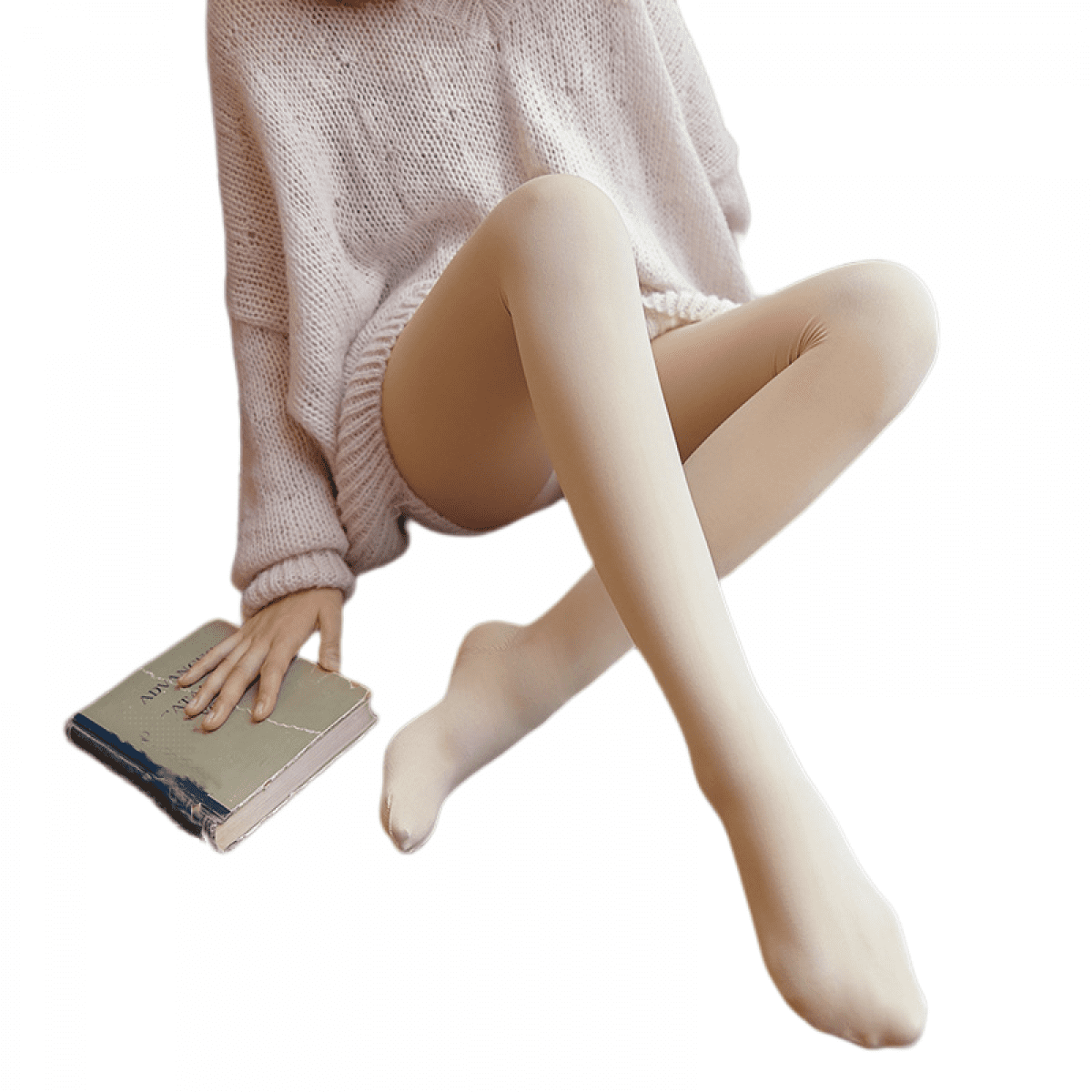 Women s Fleece Opaque Tights Stockings Warm Winter Footed Pantyhose Leggings 500g Padded And Thickened Walmart