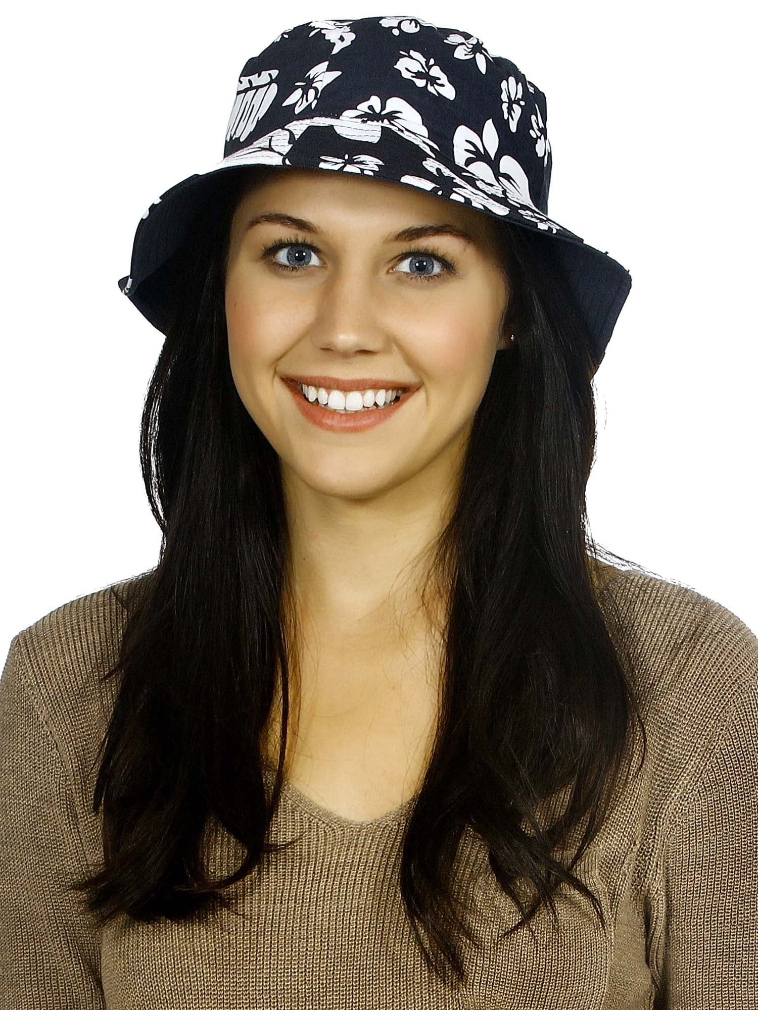 hawaiian print bucket hat