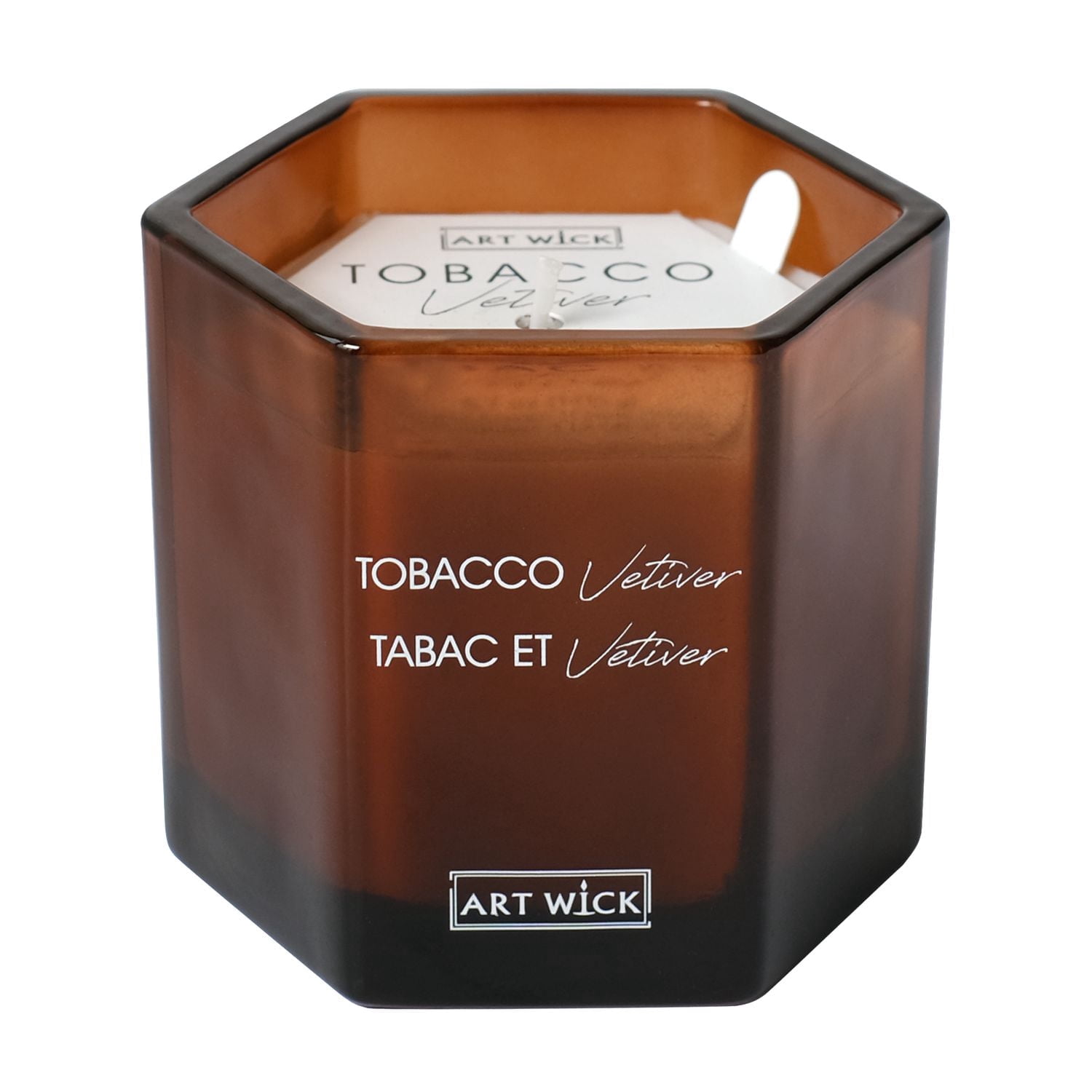 tobacco vetiver candle Art Wick 190g Tobacco Vetiver Soy Wax Blended Scented Candle