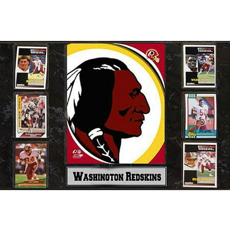 Washington Redskins Neon Sign - NFL Washington Redskins 6-Card Plaque, 13x20