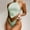Light Green, variant on Women's Swimsuit New European Chest Covering Bikini Split Nylon Spandex Swimming Beach Vacation