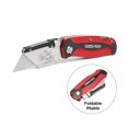 thumbnail image 1 of Swiss Tech Aluminum Folding Utility Knife, Quick Release Mechanism,SK5 Steel Blade, 1 of 6