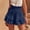 Navy, variant on Women Booty Shorts Pleated Summer Casual Ruffled Short Navy M