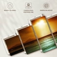 thumbnail image 6 of Elephant Stock La Digue Island Seychelles Sky Wall Art - Horizontal Multi Panel Canvas - Living Room Wall Decor - Beach Multi Panel - Teal And Orange Decor - 92" x 42", 6 of 8
