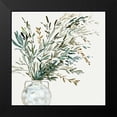 thumbnail image 2 of Jensen, Asia 15x15 Black Modern Framed Museum Art Print Titled - Vase of Grass I, 2 of 5