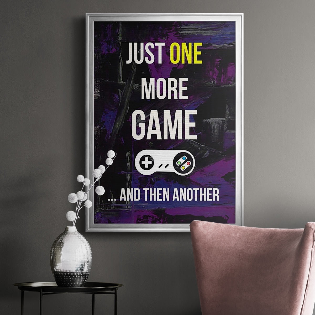 Gamer at Play II Premium Framed Print - Ready to Hang