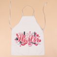 thumbnail image 4 of Pink Nail Letter Printing Apron Restaurant Cooking Baking Dress Cotton and Linen Painting Working Apron for Home Kitchen, 4 of 8