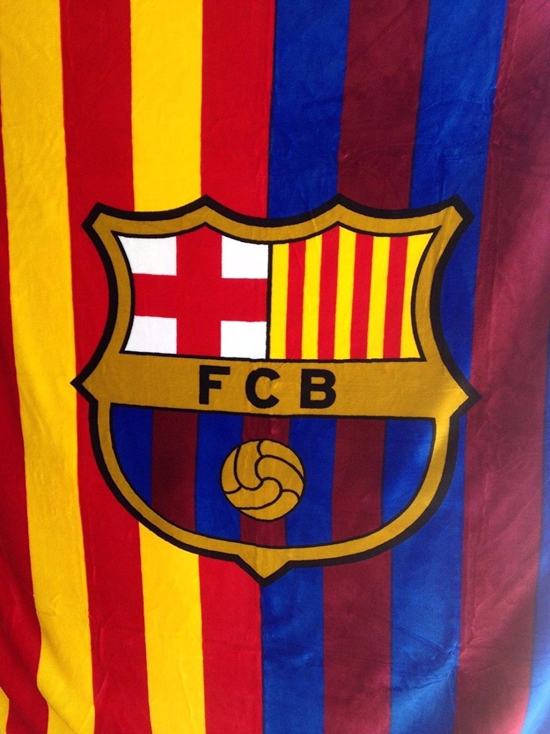 BARCELONA BEDDING BEDROOM ACCESSORIES BOYS FOOTBALL ...