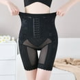 thumbnail image 3 of Elainilye Fashion Shapewear Tummy Control Body Shaper Panties Lace High-Waist Butt Lifting Panties One Piece Bodysuit,Black, 3 of 7
