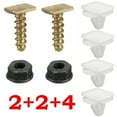 thumbnail image 1 of Bgsha 8pc Front Wheel Arch Trim Fastener Clips Screw Nut Bolt Set for For For For Vauxhall Corsa, 1 of 9
