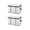 I5-B-2pcs, variant on 8pcs,Clear Storage Box with Hinged Lid Stuffed Animal Storage PVC Organizer Bag Doll Storage Container Dustproof Box with Carrying Handle Large Pvc Organizer Box For Clothes Moving Storage