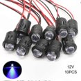 thumbnail image 1 of 10-Pack 12V 10mm Pre-Wired High Brightness LED Bulbs with Clear Lens and 20cm Cable for Lighting Projects, 1 of 4