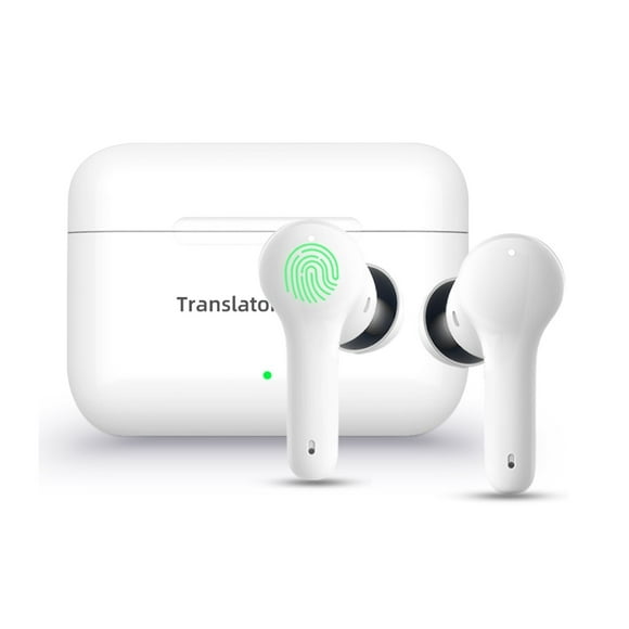 M6 Translator Earbuds,144 Languages,Bidirectional Real-Time Translator Device
