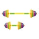 thumbnail image 1 of Juego de 2 mancuernas para niños, barra infantil para levantamiento de pesas, para niños y niñas 1 largo 1 corto, 1 of 9