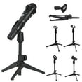 thumbnail image 2 of Desk Mic Stand Upgraded Adjustable Table Microphone Stand with Mic Clip Diameter Microphone 1.7 inch K3R4 For Max, 2 of 9