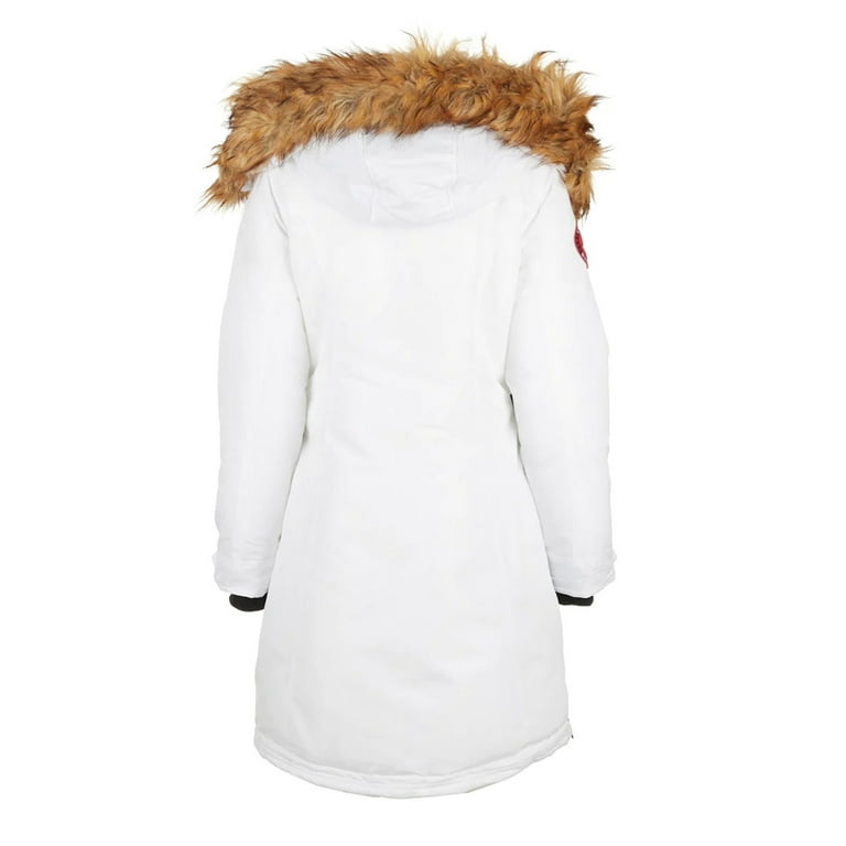 Canada Weather Gear Women's Parka with Faux Fur Trim Hooded