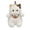 D Black, variant on Cat Plush Toy, Soft Fluffy Stuffed Kitten with Cute Bib Design, 10.0 inch Fat Plush Cat Doll, for Kids Toddlers Birthday Gift Home Bedroom Decor Cuddle Pillow Companion