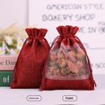 thumbnail image 2 of 5 Pcs Christmas Wedding Party Favor Bag, Jewelry Pouches with Drawstring, Drawstring Bags for Jewelry, Makeup, Candy, Desserts, 2 of 5