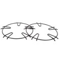 thumbnail image 5 of KAKOWELY Creative Black Stainless Steel Stove Racks for Kitchen Use with Easy Installation and Detachment 2Pcs,7.87"X7.87"X0.2", 5 of 5
