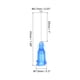 thumbnail image 2 of 100Pcs 22G Dispensing Needles With Luer Lock, 1" PTFE Glue Needle Tube Flexible Needle Blue, 2 of 6