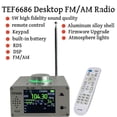 thumbnail image 4 of TEF6686 High-Sensitivity Radio FM/AM Supports Global Frequencies, Built-in Battery with Remote Control, High Fidelity, 4 of 5