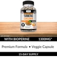 thumbnail image 5 of Kaya Naturals Turmeric Nature Made Bioperine, Joint Support with 95% Standardized Curcuminoids | Curcumin Nature Made - 1300mg Turmeric Capsules | Turmeric Curcumin - 30 Capsules, 5 of 5